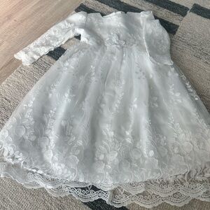 Baptismal gown or flower girl dress